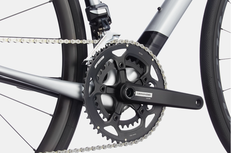 2021 Cannondale Synapse Carbon Ultegra Di2 Road Bike in Silver-4